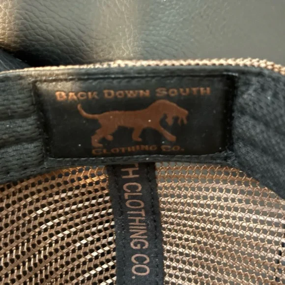 Back Down South Brown Camo Patch Trucker Hat - Picture 8 of 8
